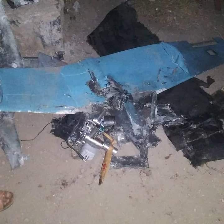 الدفاعات الجوية بتعز تسقط مسيرة حوثية 