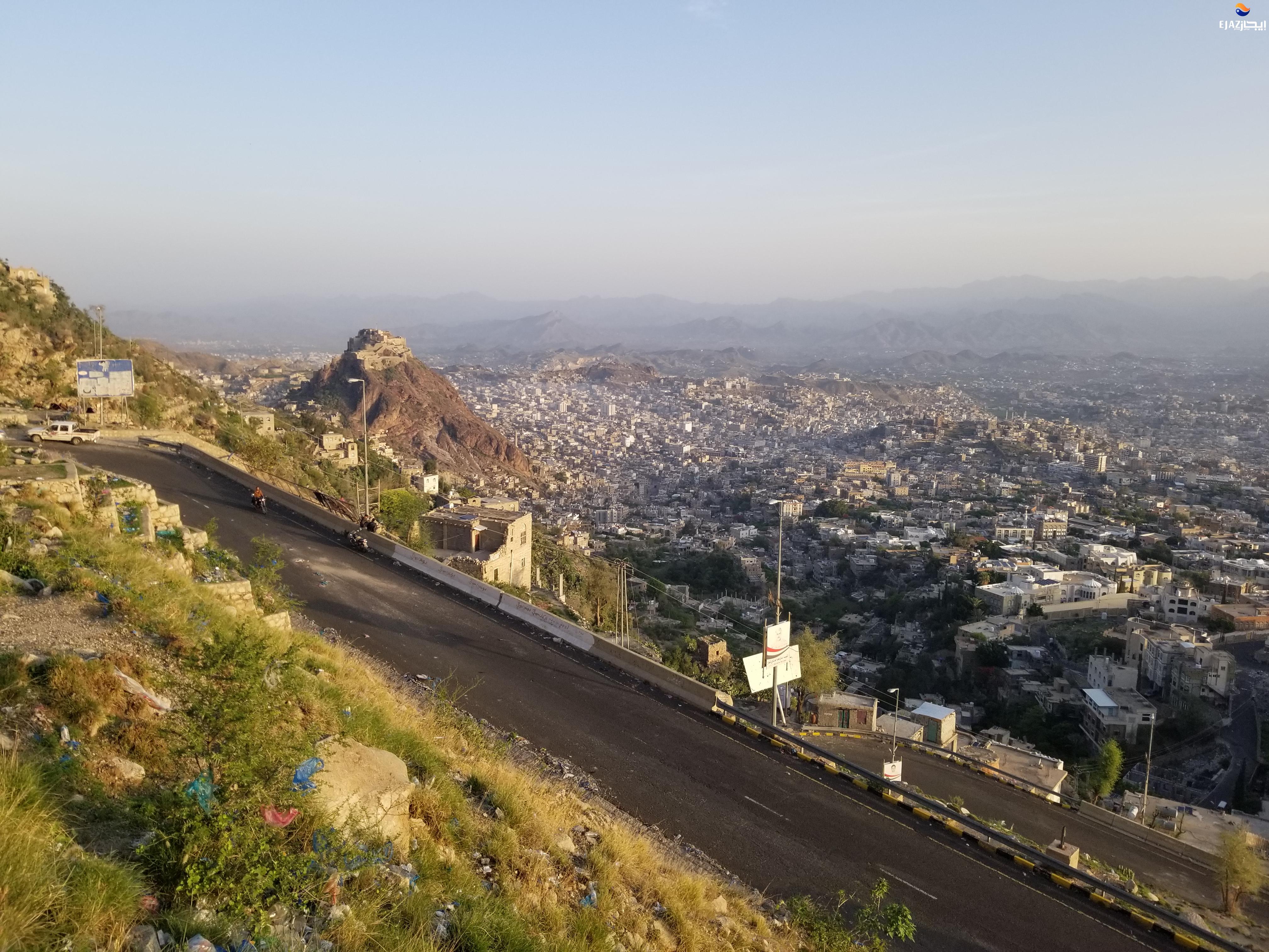 منظر عام لمدينة تعز- تصوير عمران فرحان