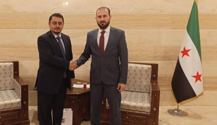 بعكر يلتقي مدير القنصلية السورية لبحث تعزيز التعاون وتسهيل إجراءات الجالية اليمنية