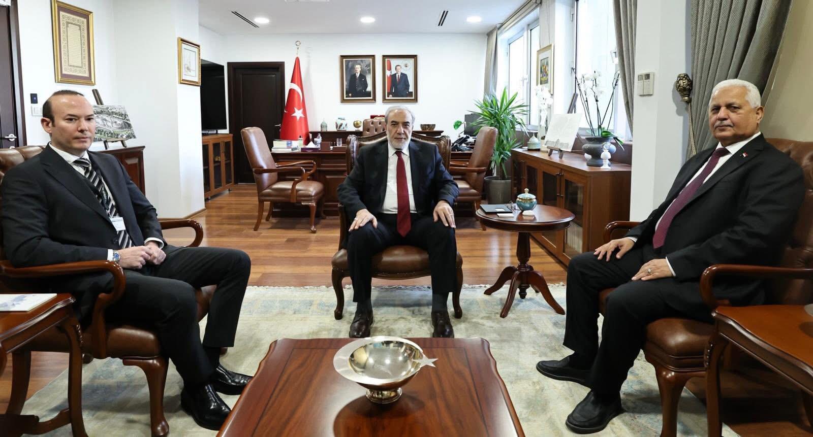السفير طريق يلتقي نائب وزير الخارجية التركي لبحث تعزيز العلاقات والتعاون بين البلدين