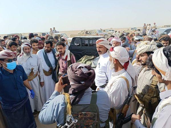 تبادل جثث بين الحكومة والحوثيين في مارب والجوف