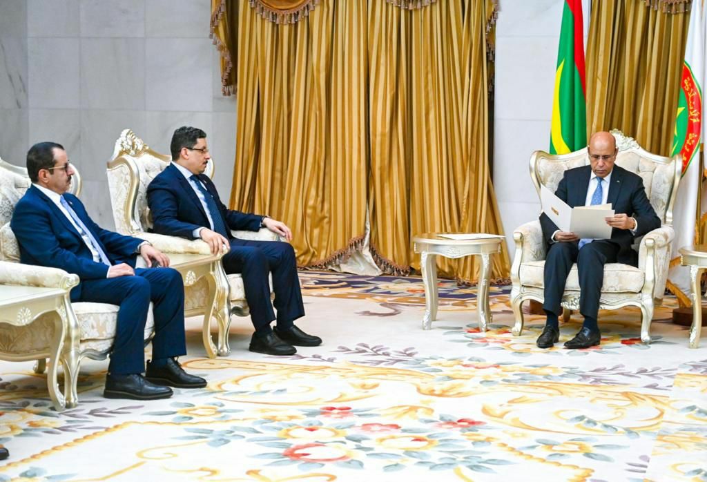 اليمن يبعث برسالة  إلى الرئاسة الموريتانيه 