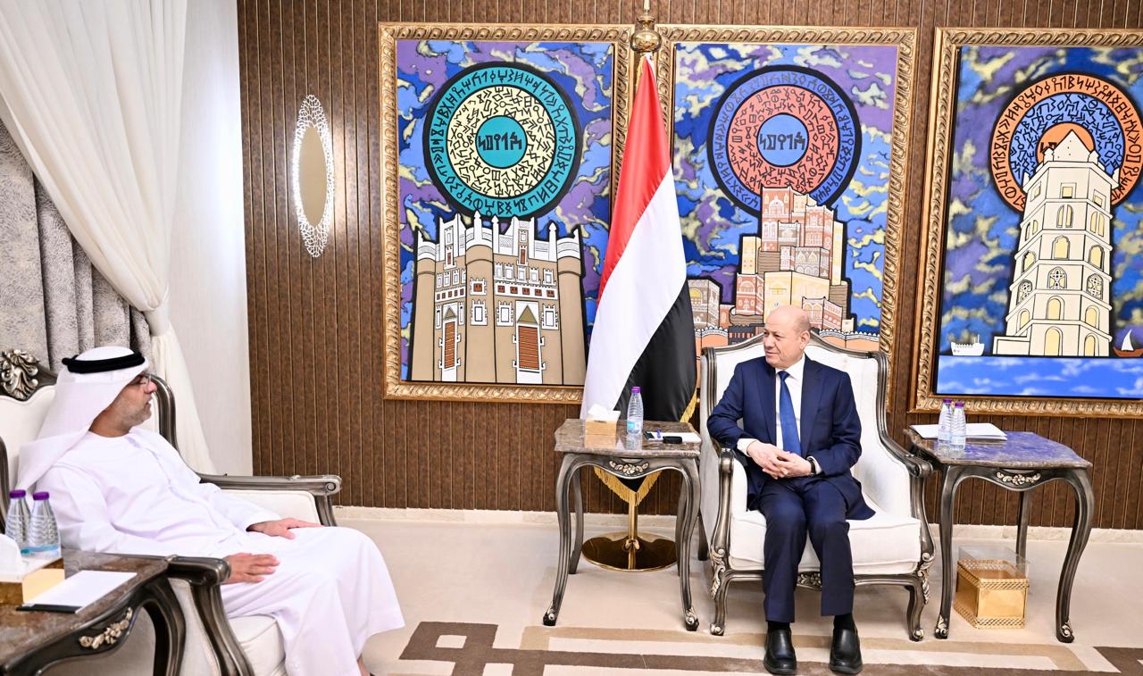 الرئيس العليمي يستقبل السفير الإماراتي لدى اليمن