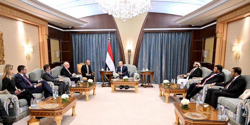 العليمي يلقتي هانس وليندر ويناقش مصير الصحفيين المختطفين 