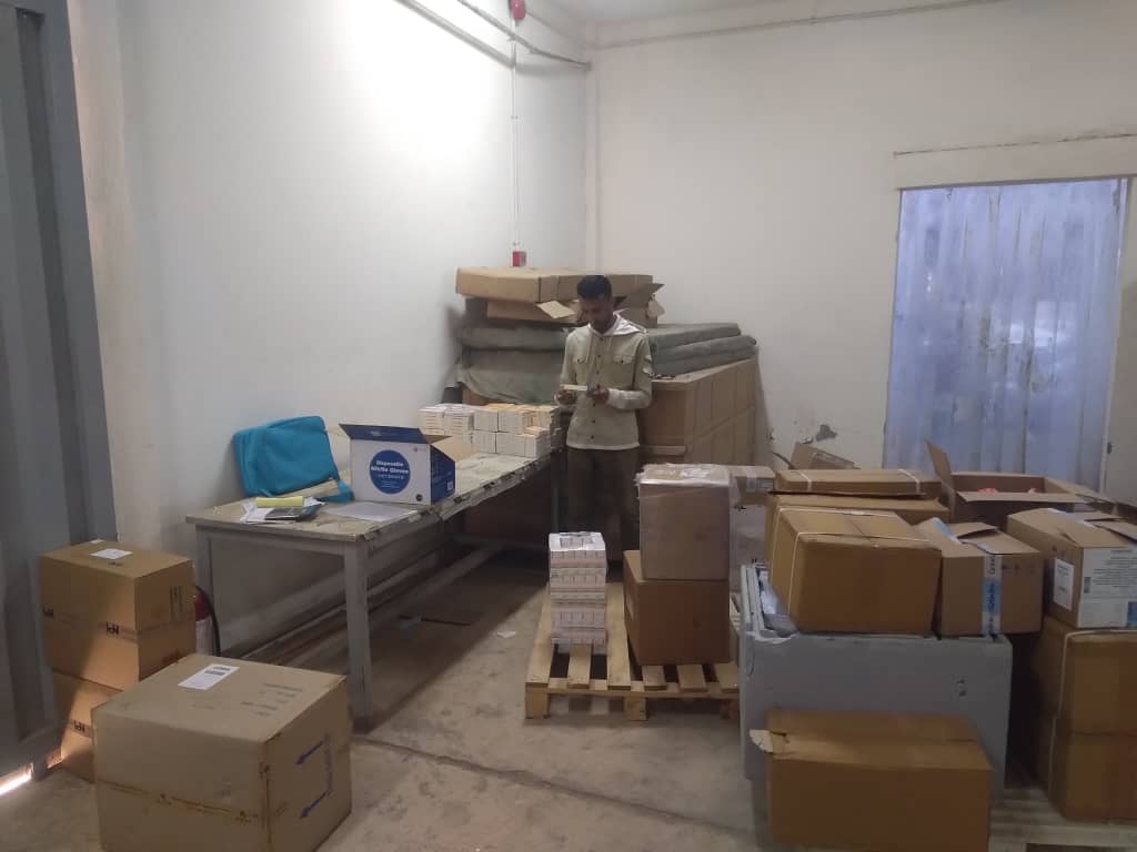 الإمداد الدوائي يرفد عدد من مكاتب الصحة بالأدوية والمستلزمات الطبية