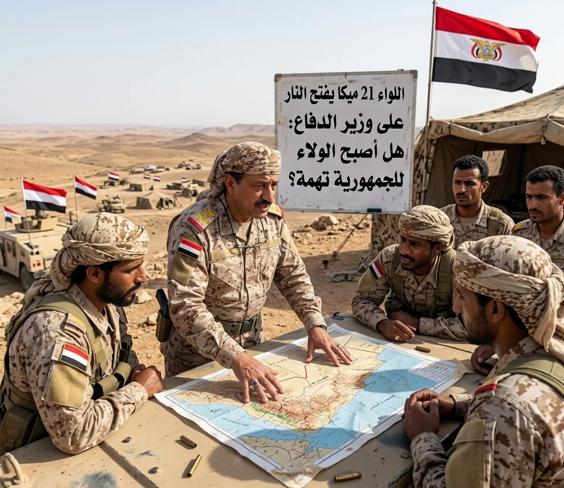 اللواء 21 ميكا يفتح النار على وزير الدفاع: هل أصبح الولاء للجمهورية تهمة؟