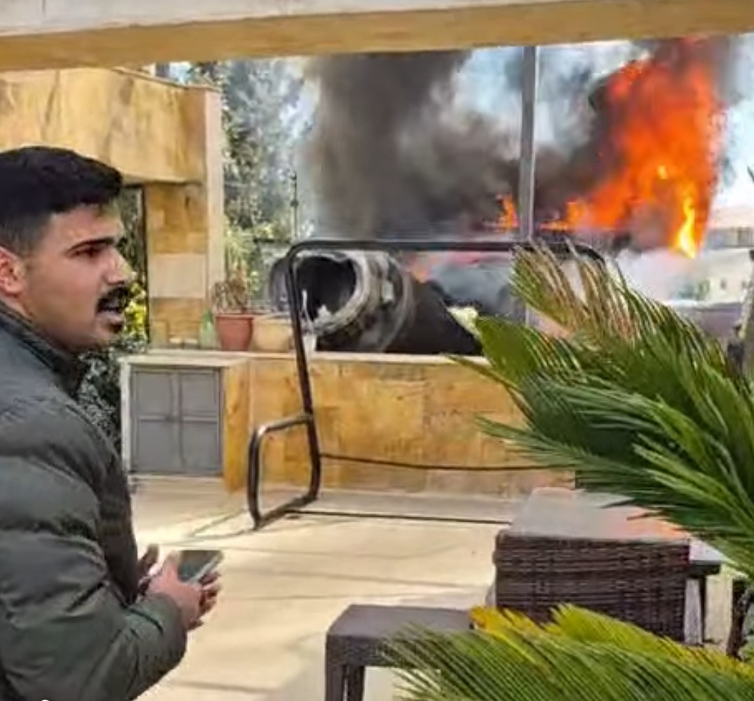 سقوط بقايا صاروخ إيراني على منزل في مرج الحمام جنوب عمّان